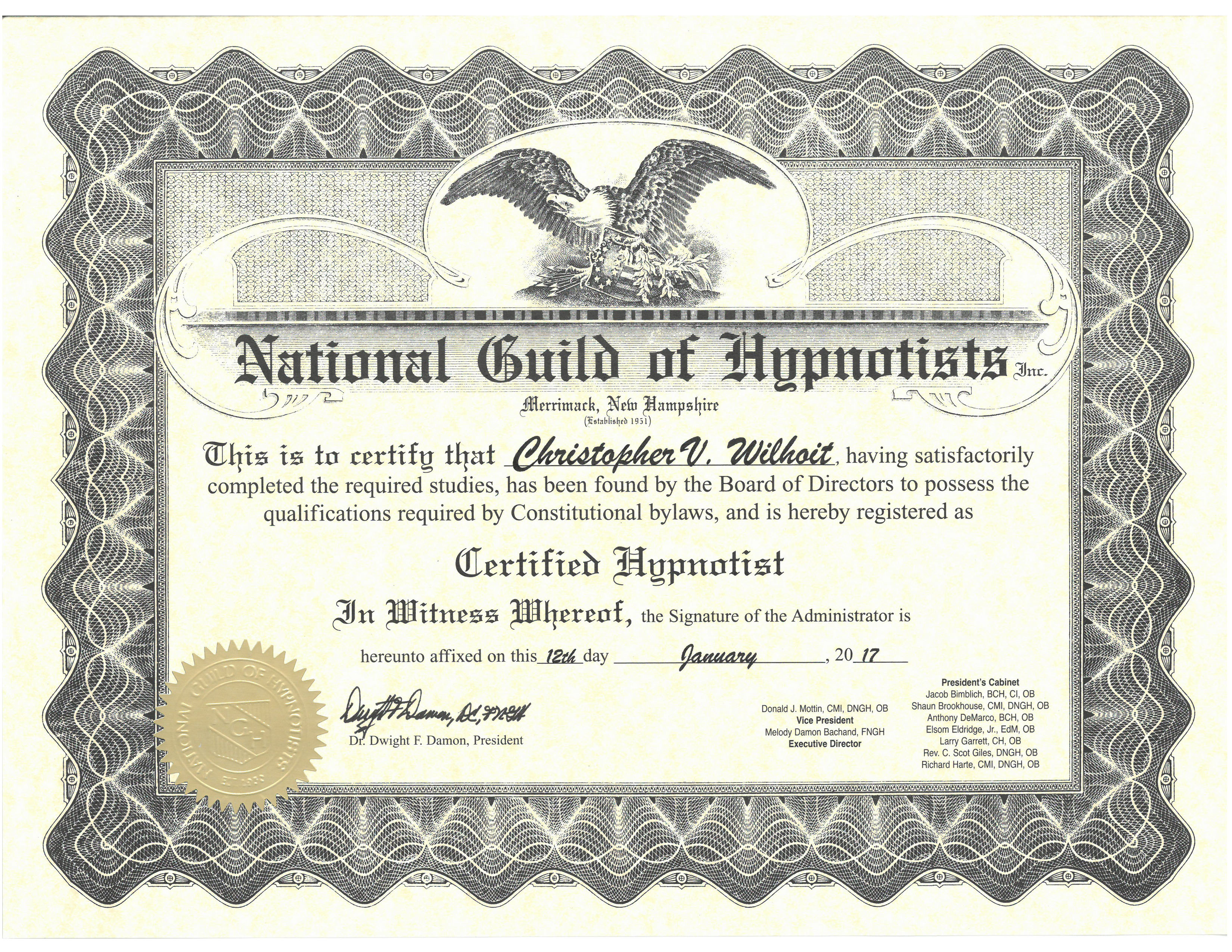 National Guild of Hypnotists - NGH